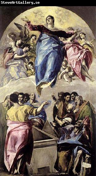 El Greco The Assumption of the Virgin